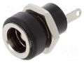 Connector: DC supply; socket; male; 1A; soldering; 5.5/2.5mm; 12VDC LUMBERG 1614-10