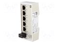 Switch Ethernet; unmanaged; Number of ports: 5; 9÷60VDC; IP30 HARTING 24020050000