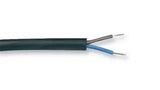 CABLE, MAINS, 2CORE, 1MM,  PER M 3182VR 1.00 FLEX