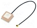 Antenna; GPS; 0dBi; RHCP; for building in; 50Ω; 15x15x6.5mm SR PASSIVES GPS-ANT045