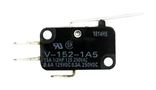 MICROSWITCH, SPDT, 15A, 250V, 1.23N V-152-1A5