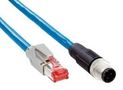 ENET/FIELDBUS CBL, 4P/8P, M12-RJ45 PLUG YM2D24-200EA1MRJA4