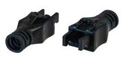 STRAIN RELIEF BOOT, RJ45 PLUG, PVC/BLACK PSRLBK