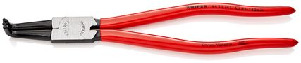 KNIPEX 44 21 J41 Circlip Pliers for internal circlips in bore holes with plastic coating black atramentized 300 mm 44 21 J41 4003773043683