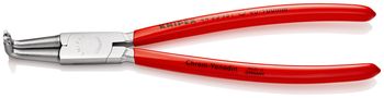 KNIPEX 44 23 J31 Circlip Pliers for internal circlips in bore holes with plastic coating chrome-plated 215 mm 44 23 J31 4003773042983