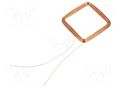 Antenna; RFID; 125kHz; Body dim: 33x33x1.5mm; 406uH SR PASSIVES CP-406UH-26-26-15