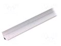 Profiles for LED modules; white; L: 2m; CABI12; aluminium; angular TOPMET TOP-CABI12WH-2M