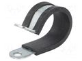 Fixing clamp; ØBundle : 28mm; W: 15mm; steel; Ømount.hole: 6.4mm LAPP RKS-1-28/15