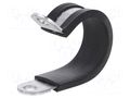 Fixing clamp; ØBundle : 26mm; W: 15mm; steel; Ømount.hole: 6.4mm LAPP RKS-1-26/15