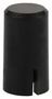 CAP, PUSHBUTTON SW, 9.09X5.08MM, ABS/BLK 1RBLK