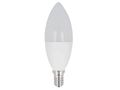 Spuldze LED E14 230V 8W 720lm C37 sveces formas, silti balta 3000K, LEDOM 471215