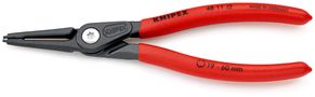 KNIPEX 48 11 J2 Precision Circlip Pliers for internal circlips in bore holes with non-slip plastic coating grey atramentized 180 mm 48 11 J2 4003773048534