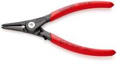 KNIPEX 49 31 A1 Precision Circlip Pliers for external circlips on shafts with overexpansion guard with non-slip plastic coating grey atramentized 140 mm 49 31 A1 4003773073895