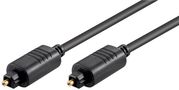Toslink Cable 5 mm, 1 m, black - Toslink male > Toslink male, ø  mm 50217