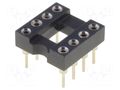 Socket: integrated circuits; DIP8; Pitch: 2.54mm; precision; THT ADAM TECH ICM-308-1-GT