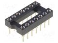 Socket: integrated circuits; DIP14; Pitch: 2.54mm; precision; THT ADAM TECH ICM-314-1-GT