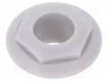Nut with external thread; grey; Jack socket; S4 CLIFF CL14218GY