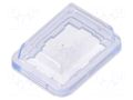 Accessories: cover; IP64; Body: transparent; rectangular; PVC Marquardt 203.089.011