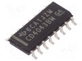 IC: digital; RS latch; Ch: 4; CMOS; SMD; SO16; CD4000 TEXAS INSTRUMENTS CD4043BD