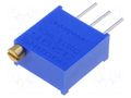 Potentiometer: mounting; multiturn; 100Ω; 500mW; THT; ±10%; linear BOURNS 3296W-1-101LF
