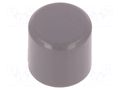 Button; grey; polyamide; PVA C&K PVGY