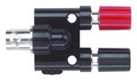 ADAPTOR, BINDING POST-BNC RCPT , BLK/RED 1452...