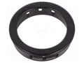 Grommet; Ømount.hole: 44.5mm; Øhole: 35.4mm; black KSS WIRING SB-45
