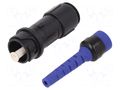 Connector: fiber optic; plug; PIN: 1; external bayonet,bayonet BULGIN PXF4051