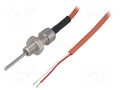 Sensor: temperature; Pt100; cl.B; M10x1; Electr.connect: wires DANFOSS 084Z2021