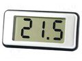 Voltmeter; digital,mounting; 4÷25V; on panel; M5 screw; LCD LASCAR EMV1200