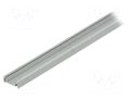 Profiles for LED modules; natural; L: 1m; SURFACE10; aluminium TOPMET TOP-SURFACE10/A-1M
