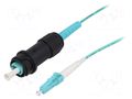 Fiber patch cord; PIN: 1; multi mode simplex (MM); bayonet; 5m BULGIN PXF4051CAA