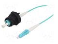 Fiber patch cord; PIN: 1; multi mode simplex (MM); bayonet BULGIN PXF4053CAA