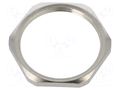 Nut; PG29; brass; 42mm; Thread: PG; Plating: nickel BM GROUP BM2702