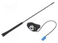 Antenna; car top,automotive; 0.4m; AM,FM; Opel; with amplifier 4CARMEDIA ANT.04.2