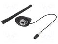 Antenna; automotive; 0.175m; Alfa Romeo,Fiat; with amplifier 4CARMEDIA ANT.49
