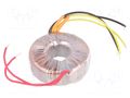 Transformer: toroidal; 100VA; 230VAC; 15V; 15V; 3.33A; 3.33A; Ø: 97mm INDEL TST100W2X15V