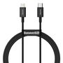 Baseus Superior Series USB-C / Lightning PD 20W 1 m cable - black, Baseus 6953156205307 6953156205307