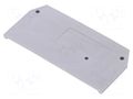 End piece; grey; 281 WAGO 281-328