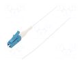Optic fiber pigtail; LC/UPC; 3m; 9/125um; LSZH; blue; white QOLTEC QOLTEC-54098