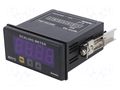 Meter; pressure,speed,temperature,humidity; on panel; IP20; 14mm AUTONICS M4YS-NA