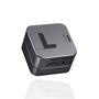 Hub Joyroom S-H121 USB-C stand - USB-A 3.0 / RJ45 / HDMI / USB-C / Thunderbolt for MacBook Pro - gray, Joyroom 6941237148438 6941237148438