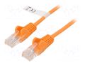 Patch cord; U/UTP; Cat: 6; RJ45 plug,both sides; stranded; CCA; 10m GOOBAY U/UTP6-CCA-100OR