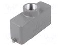 Enclosure for connectors: HDC; straight; size D24B; for cable DEGSON ELECTRONICS D24B-TE-2G-PG21