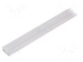 Profiles for LED modules; white; white; L: 1m; aluminium; surface FIX&FASTEN FIX-SU2-W-1M-SET