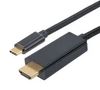 CABLE ASSY, TYPE C PLUG-HDMI PLUG, 3.3  USBCHDMI-MM-F-1M