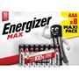 Sārmu baterija LR03 (AAA) E92 1,5V 1200mAh MAX Energizer 8 gab. blisterīši LR03/ENE/MAX-BL8 7638900437980