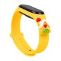 Strap Xmas for Xiaomi Mi Band 3 / 4 Christmas Silicone Strap Bracelet with House - Yellow, Hurtel 9145576220894 9145576220894