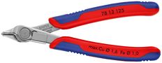 Knaibles 78 13 125 Cu max Ø1,6mm pulēts tērauds max 0.3mm, ar fiksatoru KNIPEX KNIP/7813125 4003773035398