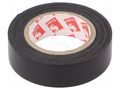 Tape: electrical insulating; W: 15mm; L: 10m; Thk: 0.15mm; black SCAPA SCAPA-6022-15/10BK